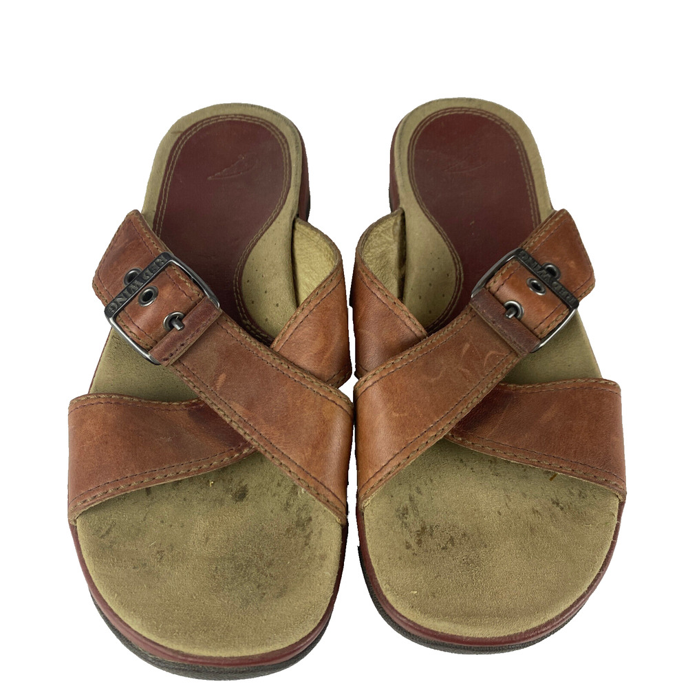 Red Wing Heritage Verona Sandals Womens Sz 8 Red Brown Leather Adjustable
